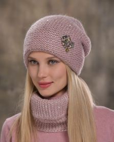 КОМПЛЕКТ КСЕНИЯ (шапка, шарф) Tricotier фото КОМПЛЕКТ КСЕНИЯ (шапка, шарф) Tricotier